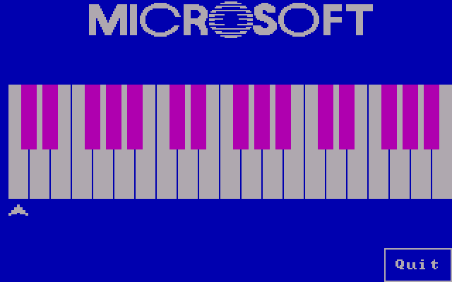 Microsoft Mouse 1.0 - Piano